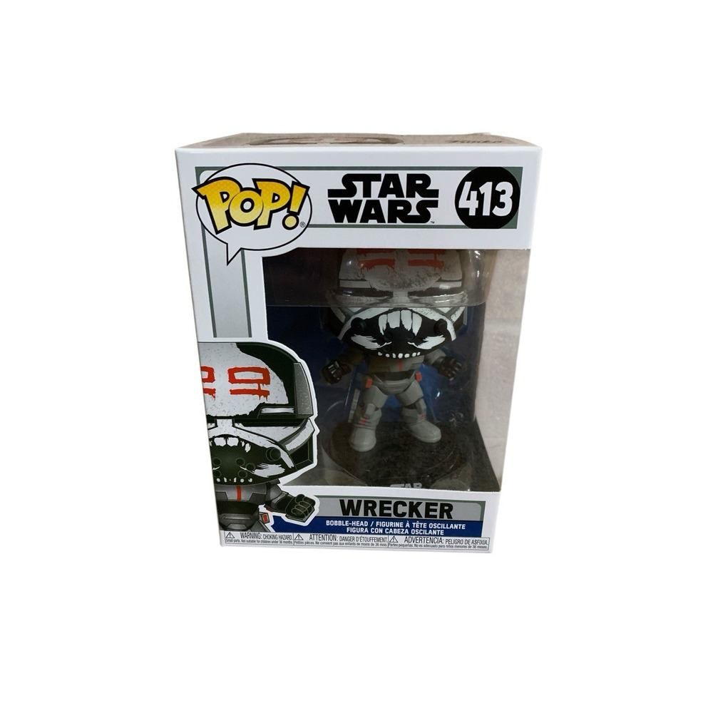 Funko Pop! STAR WARS The Clone‎ Wars WRECKER Bobble-Head #413 NEW